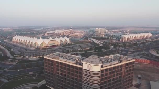 Abu Dhabi Oae December 2016 Острів Піднімається Небо Абу Дабі — стокове відео