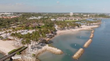 Dubois Park aerial view, Jupiter, Florida.