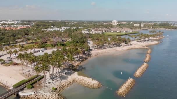 Dubois Park Aerial View Jupiter Florida — Stock videók