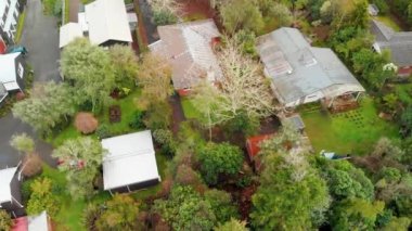 Turangi homes from drone, New Zealand.