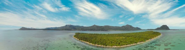 Ile Aux Benitiers Mauritius Island Amazing Aerial View Mauritius Island — Zdjęcie stockowe