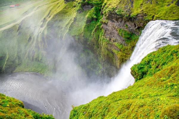 Hestavadsfoss Waterfalls Summer Season Iceland — Stock Photo, Image