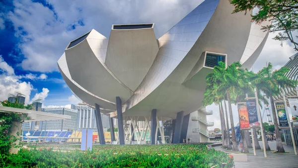 Singapore January 2020 Artscience Museum Museum Located Integrated Resort Marina — Stock Photo, Image