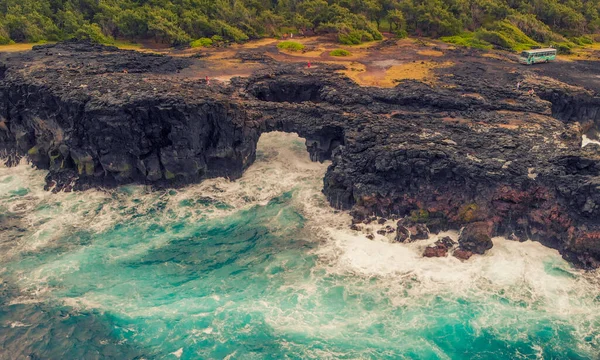 Formación Arco Pont Naturel Isla Mauricio — Foto de Stock