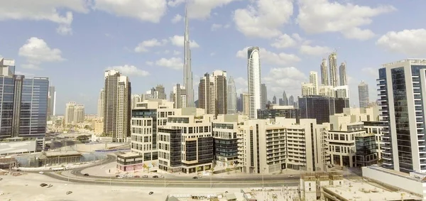 Dubai Prosince 2016 Letecký Pohled Centrum Dubaje Dubaj Rychle Rostoucí — Stock fotografie