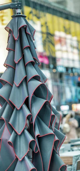 Times Meydanı New York Taki Büyük Şemsiye — Stok fotoğraf