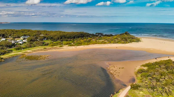 Aerial View Torquay Beach Great Ocean Road Australia — Foto Stock