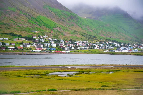 Пейзаж Пасмурный День Исландия Летнем Сезоне — стоковое фото