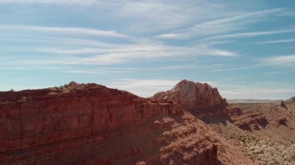 Vue Aérienne Panoramique Canyon Américain Saison Estivale — Video