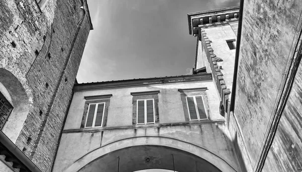 Nádherné Středověká Architektura Lucca Toskánsko — Stock fotografie