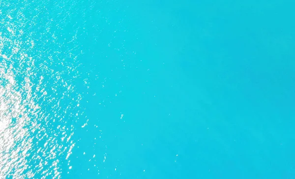 Bovenaanzicht Vanuit Lucht Prachtig Oceaanwater — Stockfoto