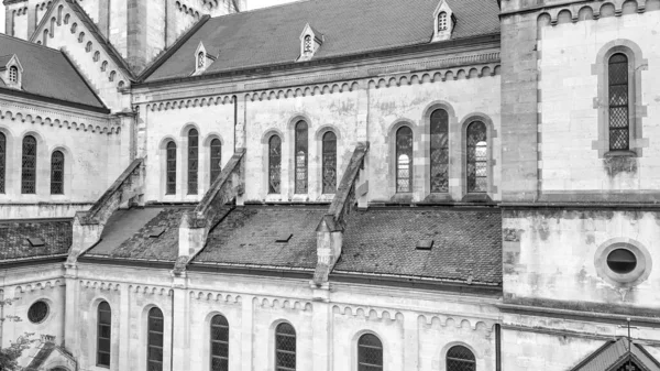 Luchtfoto Van Francis Church Exterieur Wenen Oostenrijk — Stockfoto