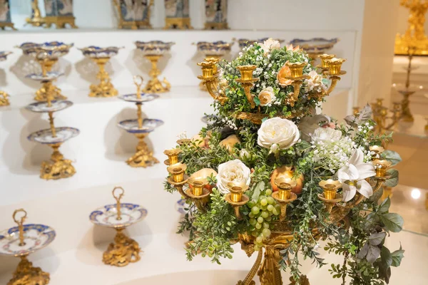 Vienne Autriche Août 2022 Collections Vaisselle Porcelaine Musée Sissi — Photo