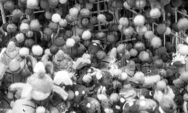 Värikkäitä Lankkuja Leluja Kaupassa Tausta Abstrakti — kuvapankkivalokuva