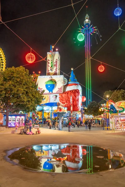 Vienna Austria August 2022 Prater Amusement Park Attractions — Stock Photo, Image