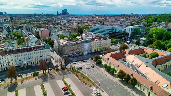 Luftaufnahme Des Schönbrunner Parks Vom Parkplatz Wien Österreich — Stockfoto