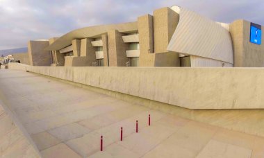 TENERIFE, İspanya - 14 Eylül 2016: Arona 'daki Magma Sanatları Kongresi Sarayı