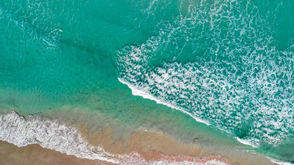 Beautiful Waves Pennington Bay Kangaroo Island Overhead Aerial View — Foto de Stock