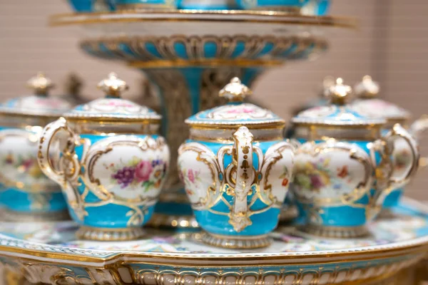 Vienna Austria Agosto 2022 Collezioni Porcellane Tavola Del Museo Sissi — Foto Stock