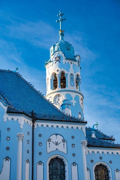 Голубая Церковь Церковь Елизаветы Модри Костола Святого Альзбети Старом Городе — стоковое фото
