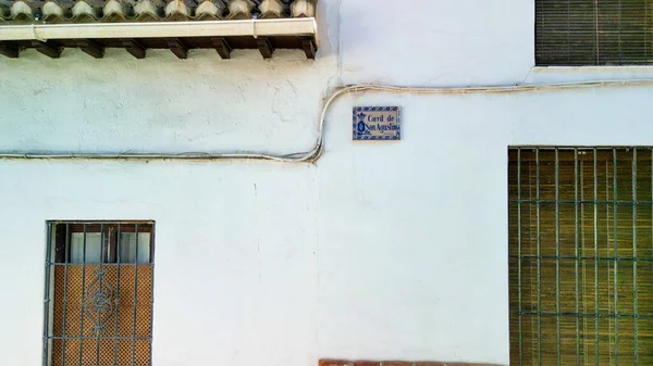 Granada Andaluzia Vista Aérea Das Casas Ruas Cidade Espanha — Fotografia de Stock