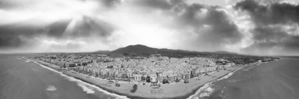 Estepona Andalusia Beautiful Aerial View Cityscape Coast Morning — Stock Photo, Image