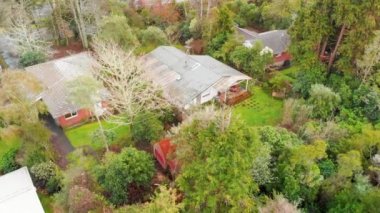 Turangi homes from drone, New Zealand.