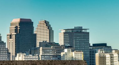 New Orleans skyline on a sunny winter day, Louisiana
