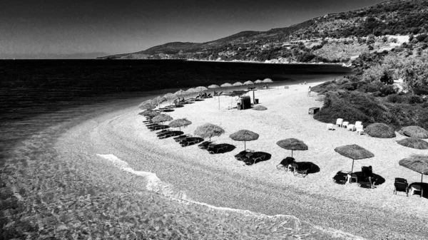 Letecký Pohled Pláž Agios Dimitrios Alonissos Řecko — Stock fotografie
