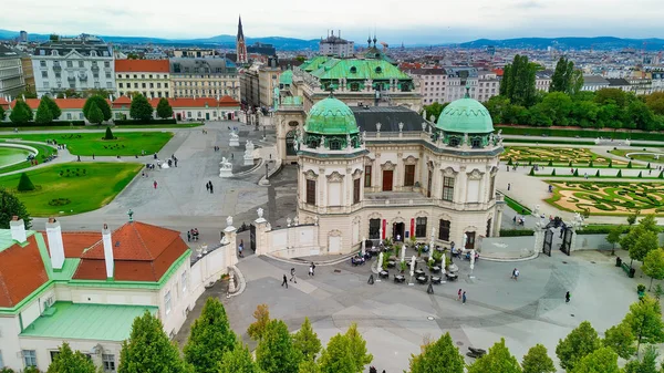 Зовнішній Вигляд Церкви Святого Франциска Ассізького Віденського Пейзажу Австрія — стокове фото