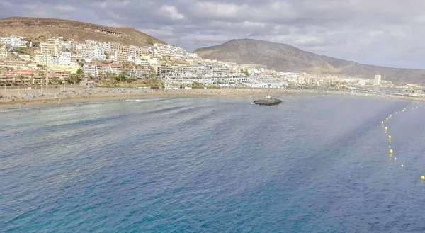 Playa Las Americas Auf Teneriffa Luftaufnahme Der Kanarischen Inseln Spanien — Stockfoto
