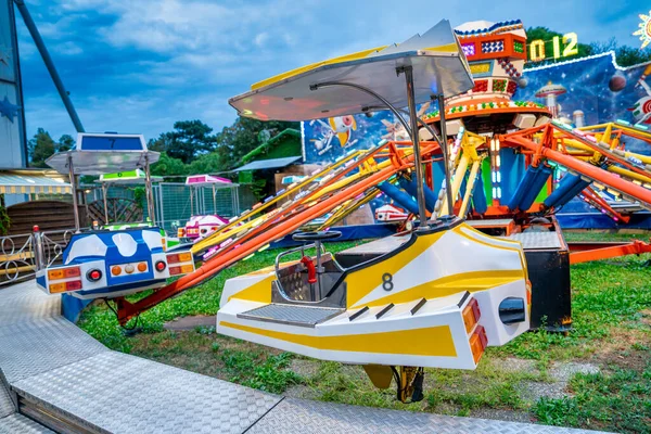 Vienna Austria August 2022 Prater Amusement Park Attractions — Stock Photo, Image