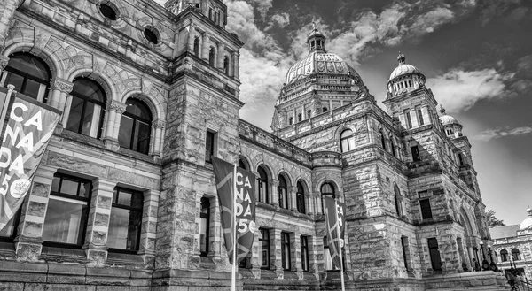 Vancouver Island Canadá Agosto 2017 British Columbia Parliament Buildings Victoria — Fotografia de Stock