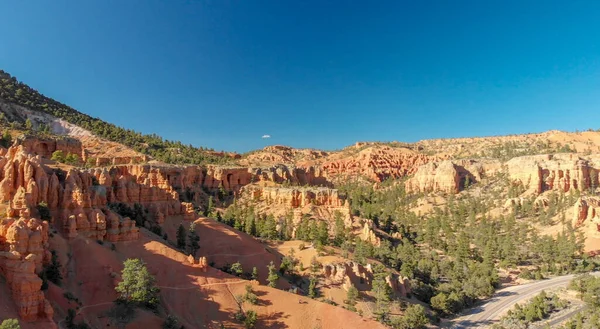 Red Canyon Utah Fantastiska Flygfoto — Stockfoto