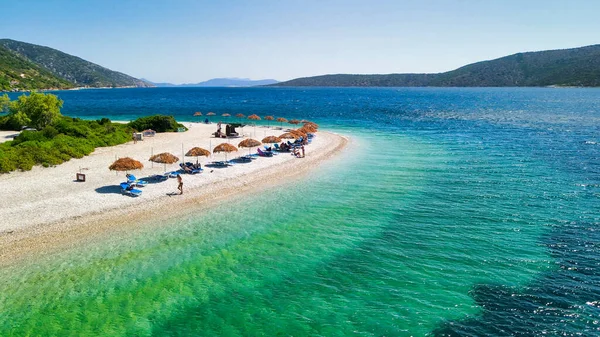 Aerial View Agios Dimitrios Beach Alonissos Greece — Stock Photo, Image