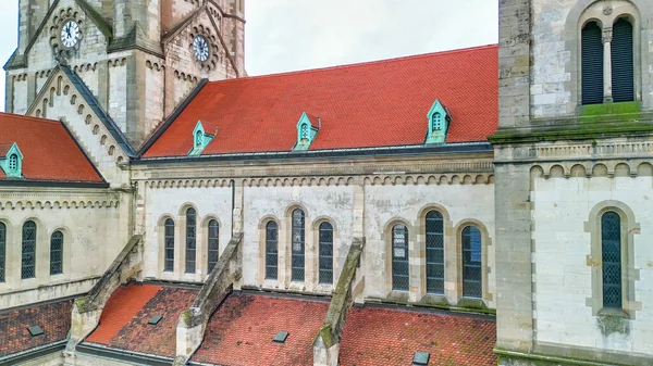 Veduta Aerea Dell Esterno Della Chiesa San Francesco Vienna Austria — Foto Stock