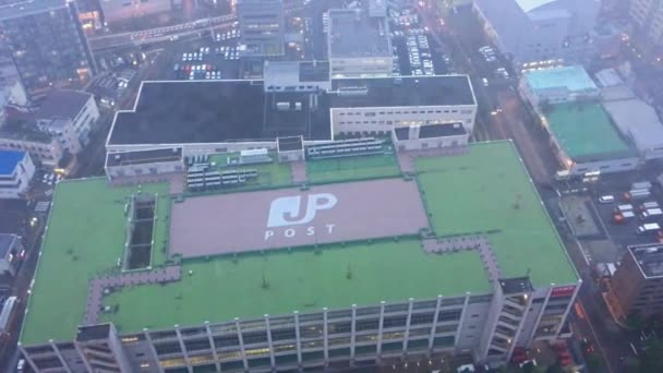 Kyoto Japan May 2016 Aerial City View Rooftop Kyoto Attracts — Stock Video