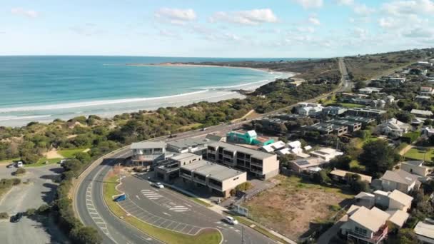 Aerial View Torquay Beach Great Ocean Road Australia — Stockvideo