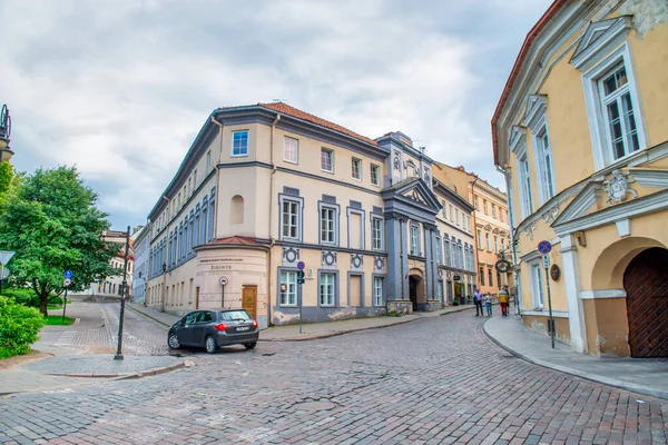 Vilnius Lituânia Julho 2017 Edifícios Antigos Centro Cidade Vilnius Dia — Fotografia de Stock
