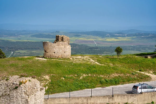 Aerial View Medina Sidonia Ruins Landmarks Andalusia — Stock Photo, Image