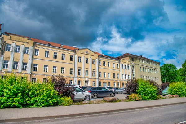 Tartu Estonia July 2017 City Streets Buildings Sunny Summer Day — Stock Photo, Image