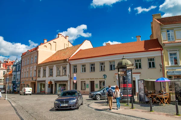 Vilnius Litauen Juli 2017 Stadtplatz Einem Sonnigen Sommertag — Stockfoto