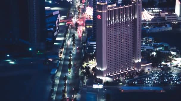 Las Vegas Giugno 2018 Veduta Panoramica Aerea Dello Skyline Della — Video Stock