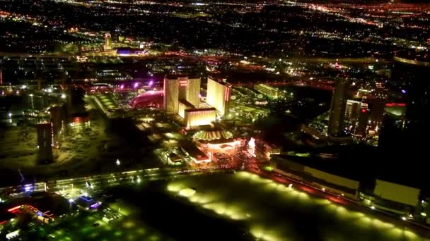 Las Vegas Juni 2018 Luchtfoto Van Skyline Van Stad Vanuit — Stockvideo