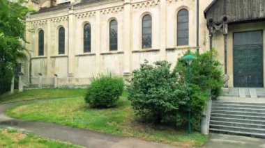 Avusturya 'nın Assisi Kilisesi ve Viyana kentlerinden Aziz Francis' in dış görünüşü.