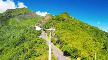Encumeada viewpoint in Madeira Island, Portugal.