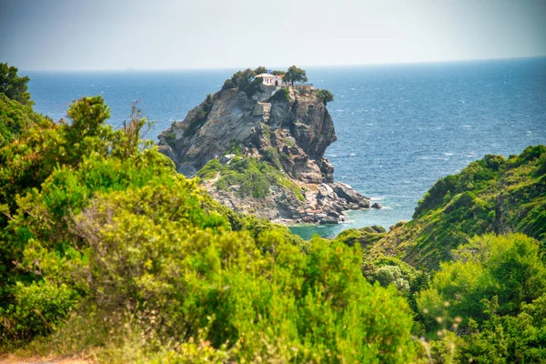 Coast Skopelos Summer Season — Stock Photo, Image