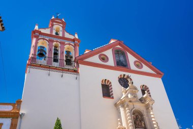 İspanya, Cordoba 'daki Trinitaria Hermandad de la Santa Faz' ın dış görünüşü.