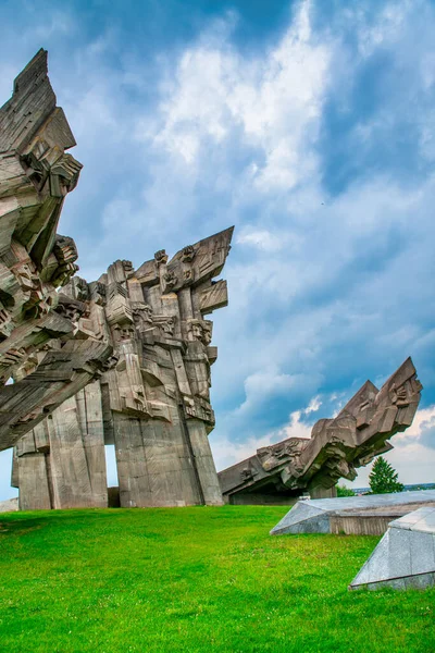 Monumento Holocausto Kaunas Lituania —  Fotos de Stock