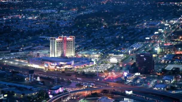 Las Vegas Junio 2018 Vista Panorámica Aérea Del Horizonte Ciudad — Vídeos de Stock